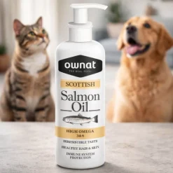 Aceite de salmón para perros y gatos, 250 g - Ownat