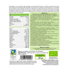 Alga espirulina en polvo, ecológica, 65% proteína - Salud Viva