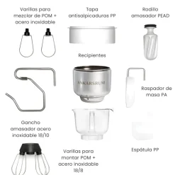 Amasadora Assistent, amarilla - Ankarsrum