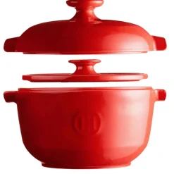 Arrocera de cerámica 20,5 cm roja - Emile Henry