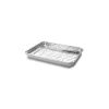 Bandeja con rejilla de acero inoxidable para horno, 21,5 cm - Lacor