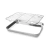 Bandeja con rejilla de acero inoxidable para horno, 40,5 cm - Lacor