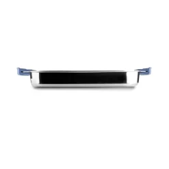 Bandeja de acero inoxidable para horno con asas extraíbles, 5ply element, - Ibili