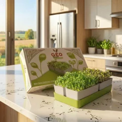 Bandeja Geo Smart Greens y 2 bolsas de sustrato para microgreens - Bavicchi