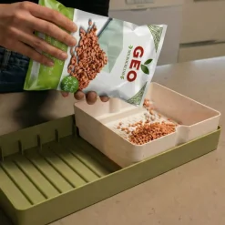 Bandeja Geo Smart Greens y 2 bolsas de sustrato para microgreens - Bavicchi