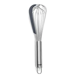 Batidor de varillas de acero inoxidable con espátula - Lacor