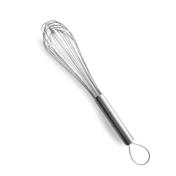 Batidor de varillas de acero inoxidable con punta abierta, 25 cm - Lacor