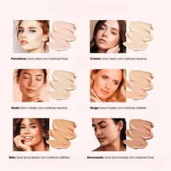 BB cream hidratante ecológica, tono "Honey" - Inika