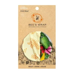 Bee's Wrap envoltorio de cera de abeja - Surtido, modelo panal