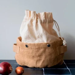 Bolsa de yute para frutas y verduras tamaño mediano - Pebbly
