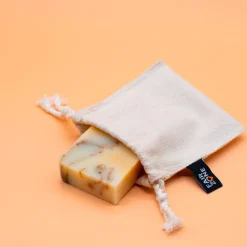 Bolsa impermeable porta alimentos de algodón orgánico y látex natural, mediana - Fair Squared