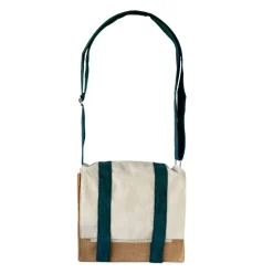 Bolsa porta alimentos de algodón orgánico y yute con mantel individual - Pebbly