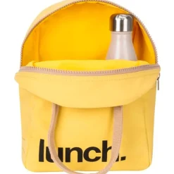Bolsa porta alimentos de algodón orgánico, Lunch, amarillo - Fluf