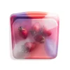 Bolsa porta alimentos de silicona platino Tie-dye, 828 ml - Stasher