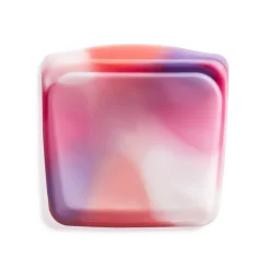 Bolsa porta alimentos de silicona platino Tie-dye, 828 ml - Stasher