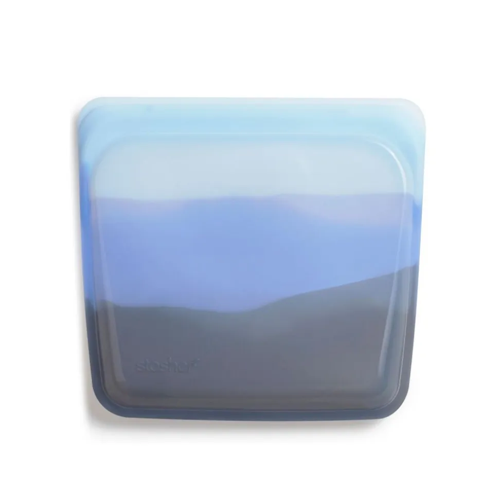 Bolsa porta alimentos de silicona platino Mar, 828 ml - Stasher