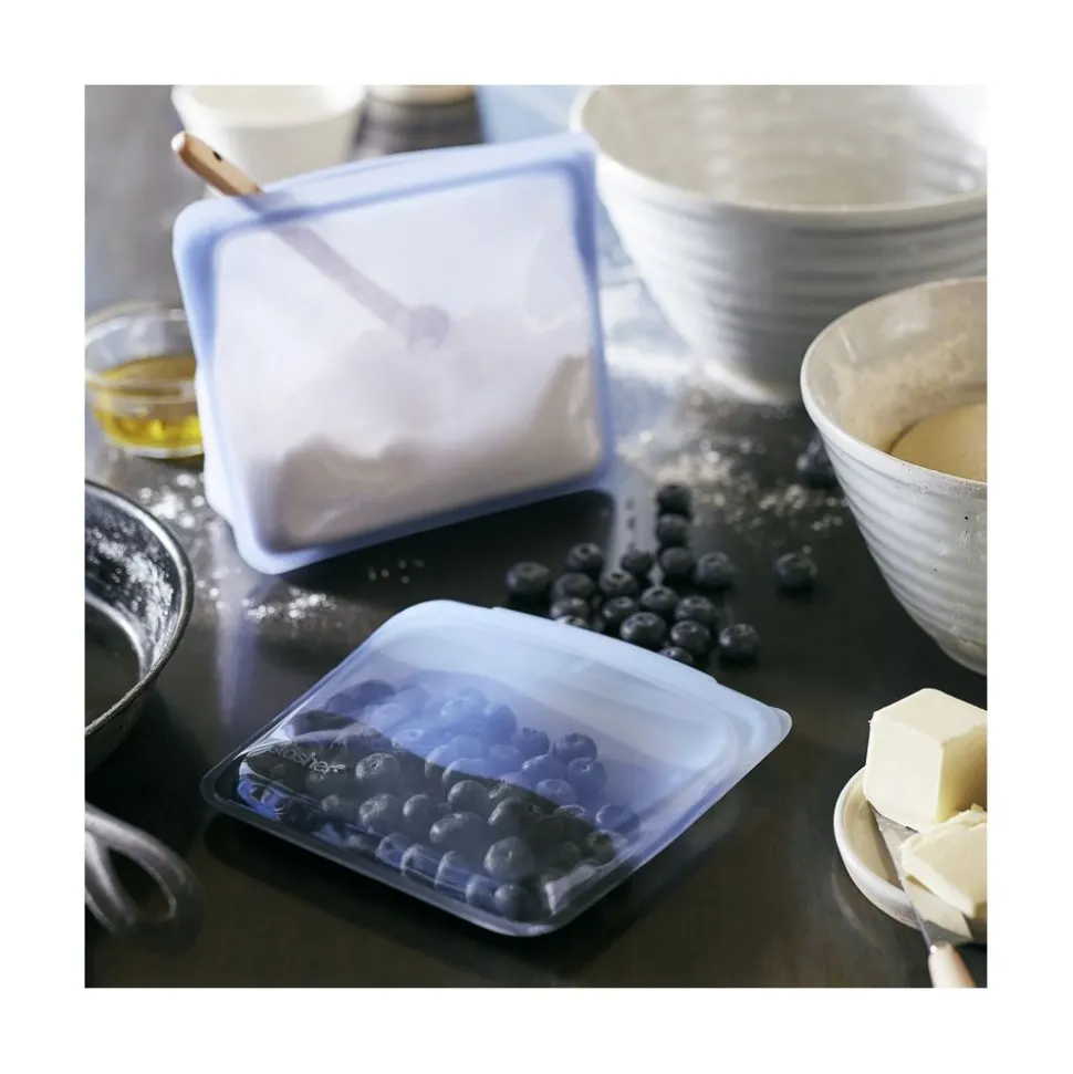 Bolsa porta alimentos de silicona platino Mar, 828 ml - Stasher