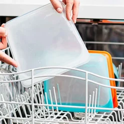 Bolsa porta alimentos de silicona platino, 828 ml - Stasher