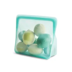 Bolsa porta alimentos de silicona platino Stand Up, 1656 ml - Stasher