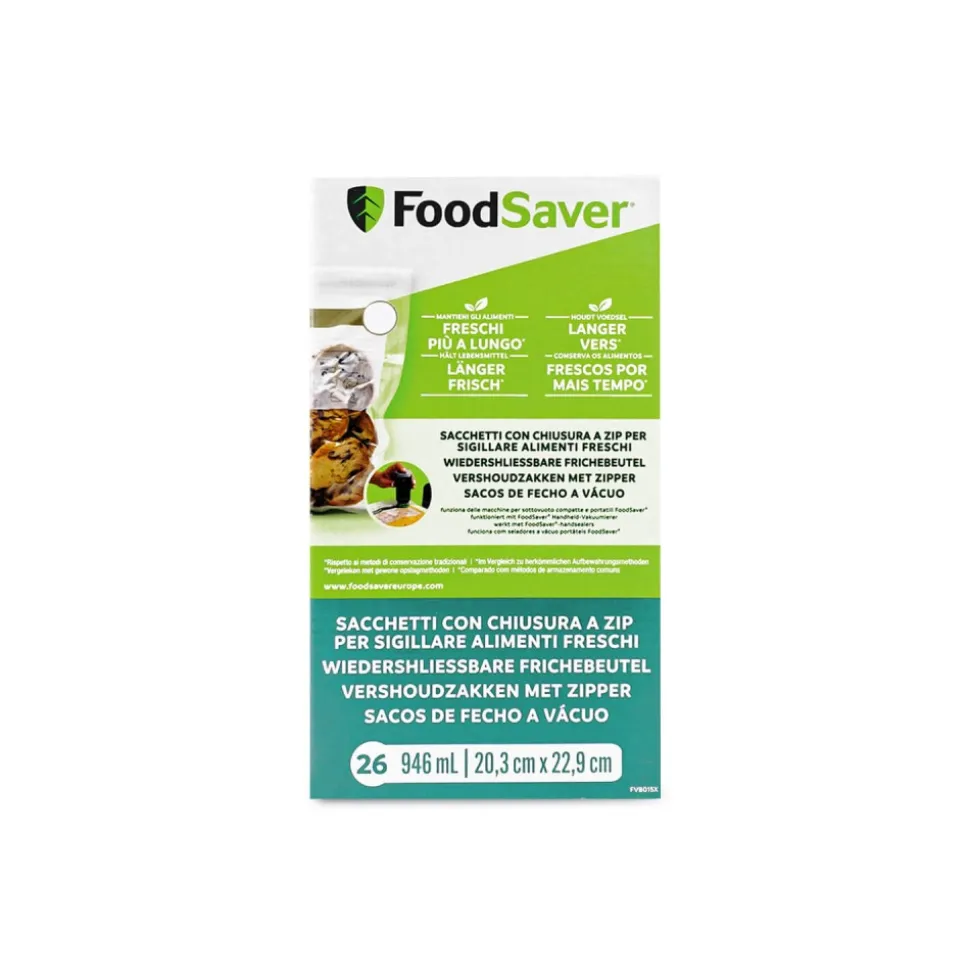 Bolsas para envasar al vacío con cierre zip, pequeñas - Foodsaver