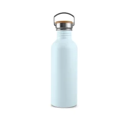 Botella de acero inoxidable, 750 ml, azul - Bambaw