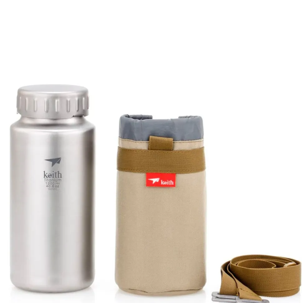 Botella de titanio 1200 ml, Sport - Keith