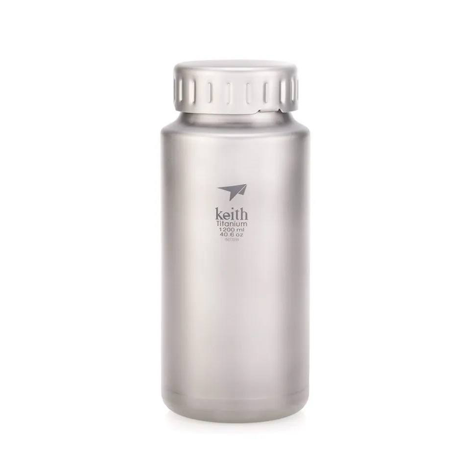 Botella de titanio 1200 ml, Sport - Keith