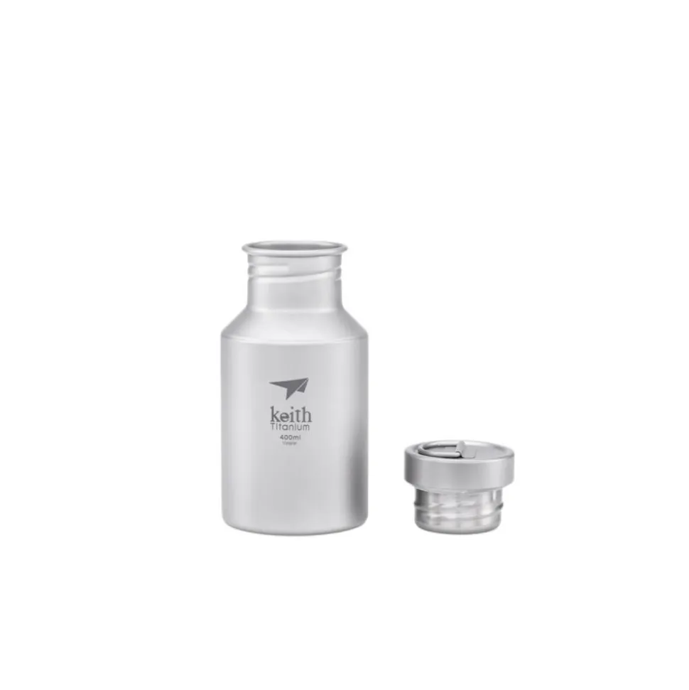 Botella de titanio 400 ml, Sport - Keith