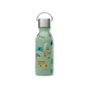 Botella térmica acero inoxidable para niños, camping, verde, 350 ml - Qwetch