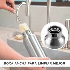 Botella térmica de acero inoxidable, 500 ml - Bambaw