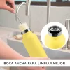 Botella térmica de acero inoxidable, 500 ml, amarilla - Bambaw