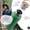 Botella térmica de acero inoxidable, 350 ml, verde - Bambaw