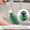 Botella térmica de acero inoxidable, 1000 ml, verde - Bambaw