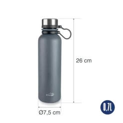 Botella térmica de acero inoxidable Eira, 700 ml - Lacor
