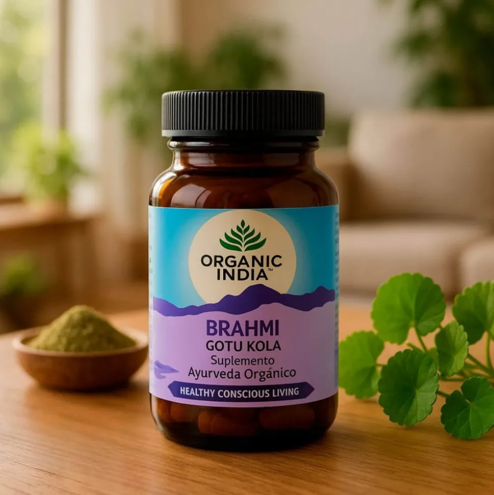 Brahmi Gotu Kola, ecológico, en cápsulas - Organic India
