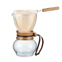 Cafetera de goteo con cuello de madera, 240 ml - Hario
