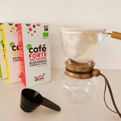 Cafetera de goteo con cuello de madera, 240 ml - Hario