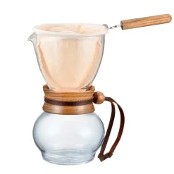 Cafetera de goteo con cuello de madera, 480 ml - Hario