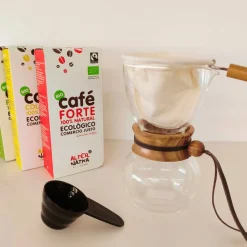 Cafetera de goteo con cuello de madera, 480 ml - Hario
