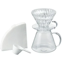 Cafetera de goteo cristal V60, 600 ml - Hario