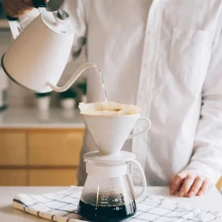 Cafetera de goteo cristal y cerámica V60, 600 ml - Hario