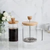 Cafetera francesa cristal, Wood, 1000 ml - Lacor