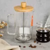 Cafetera francesa cristal, Wood, 350 ml - Lacor