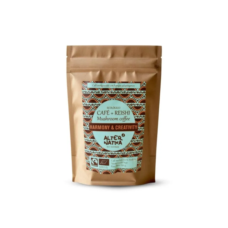 Café molido ecológico con Reishi, 150 g - Alternativa 3