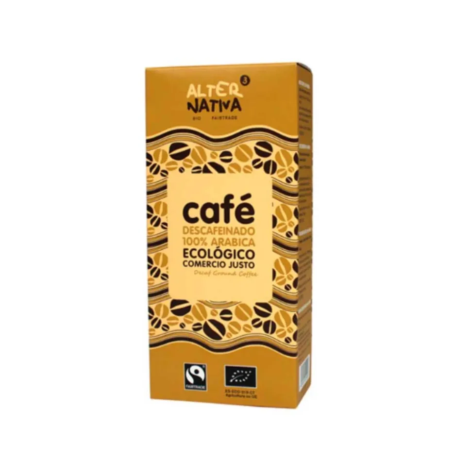 Café molido ecológico descafeinado - 250 g