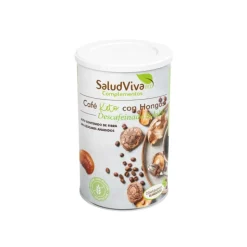 Café soluble descafeinado keto con hongos ecológico, 150 g - Salud Viva