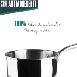 Cazo de acero inoxidable trichef, 20 cm - Lacor