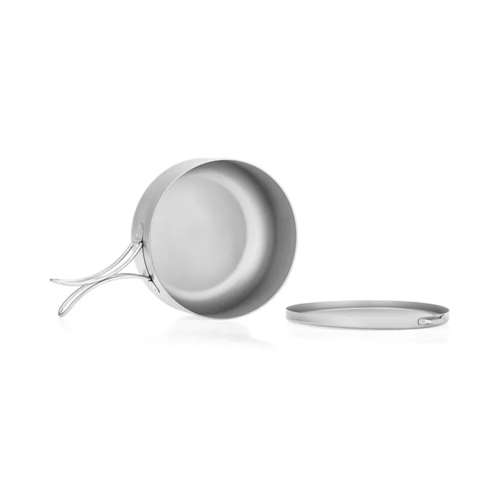 Cazo de titanio con tapa, 800 ml - Keith