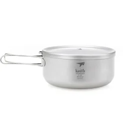 Cazo de titanio con tapa, 1200 ml - Keith
