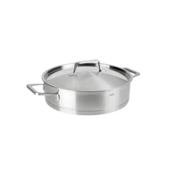 Cazuela de acero inoxidable con tapa de acero, foodie, 26 cm - Lacor